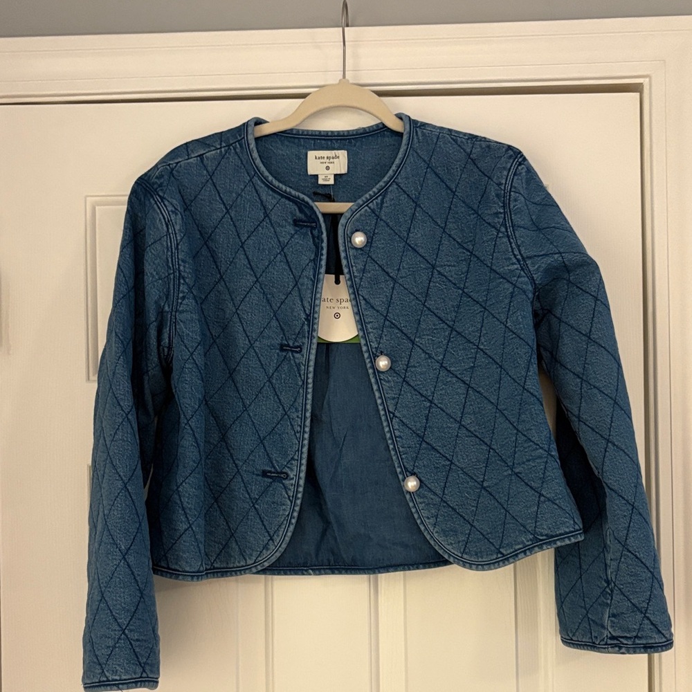 Kate Spade for Target Denim Blue Quilted Jacket